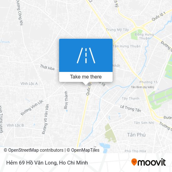 Hẻm 69 Hồ Văn Long map