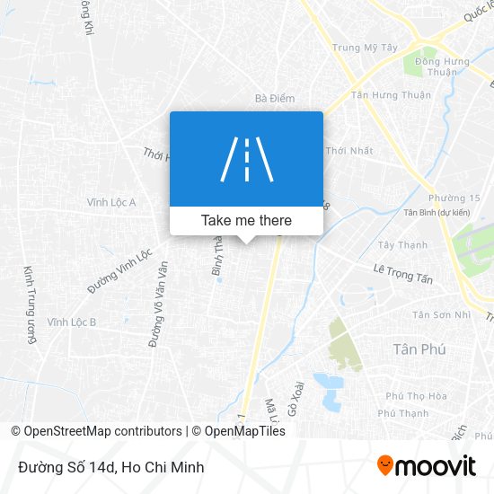 Đường Số 14d map