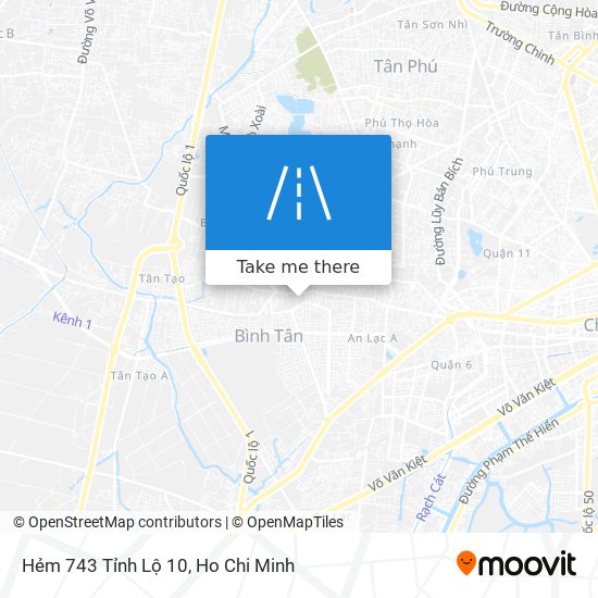 Hẻm 743 Tỉnh Lộ 10 map