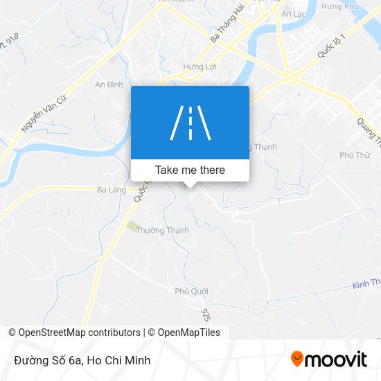Đường Số 6a map