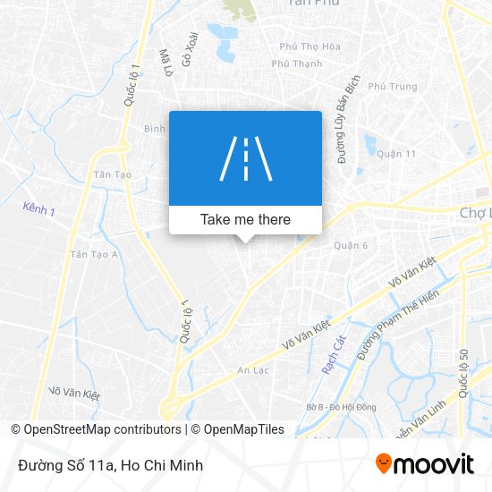 Đường Số 11a map