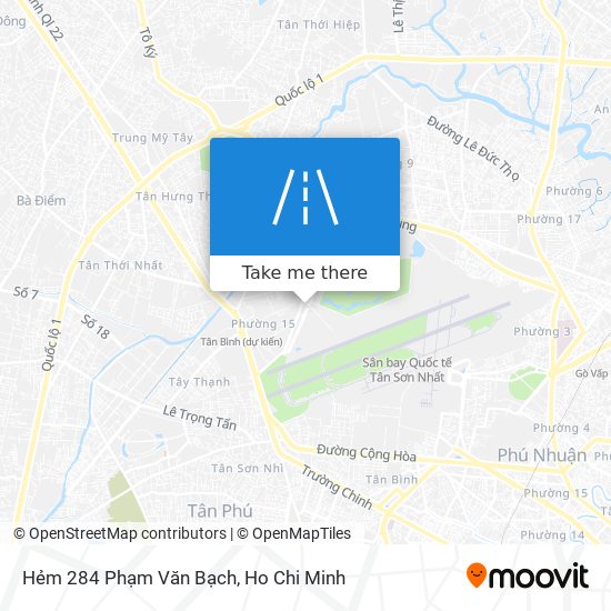 Hẻm 284 Phạm Văn Bạch map