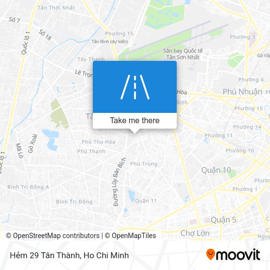 Hẻm 29 Tân Thành map