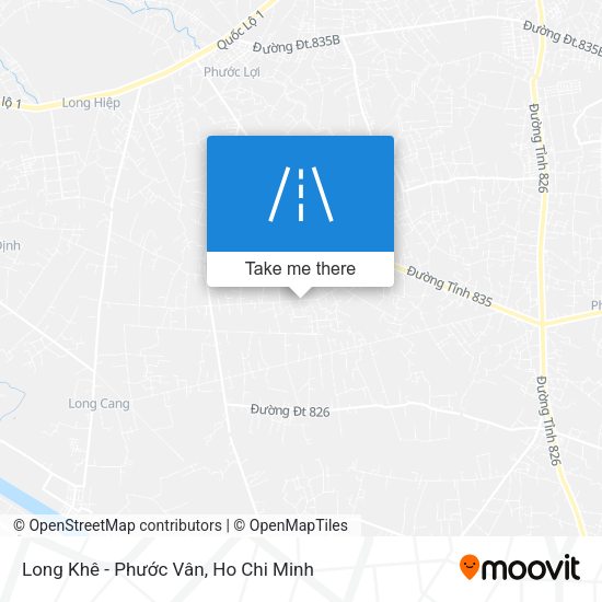 Long Khê - Phước Vân map