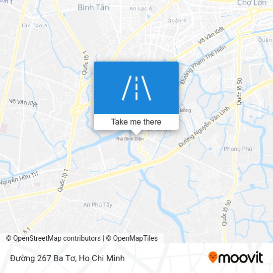 Đường 267 Ba Tơ map