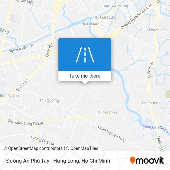 Đường An Phú Tây - Hưng Long map
