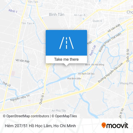 Hẻm 207/51 Hồ Học Lãm map