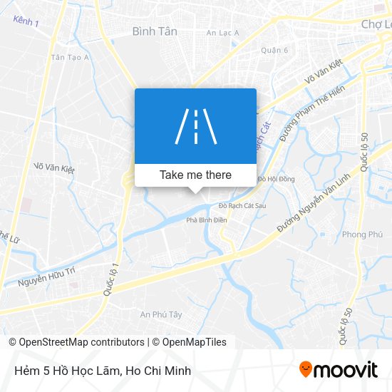 Hẻm 5 Hồ Học Lãm map