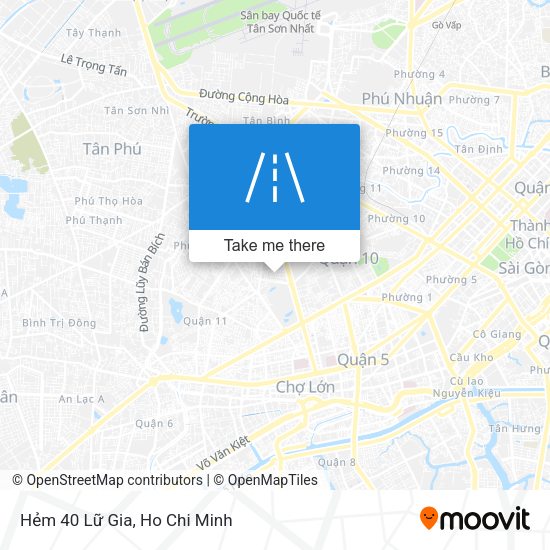 Hẻm 40 Lữ Gia map