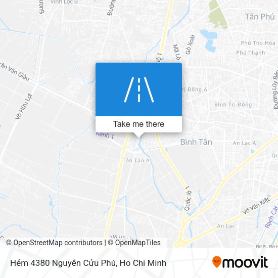 Hẻm 4380 Nguyễn Cửu Phú map