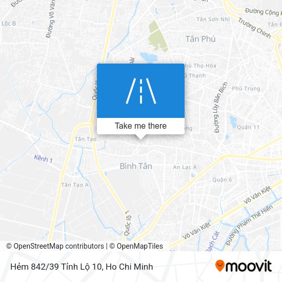 Hẻm 842/39 Tỉnh Lộ 10 map