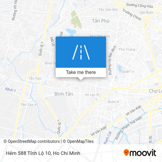 Hẻm 588 Tỉnh Lộ 10 map