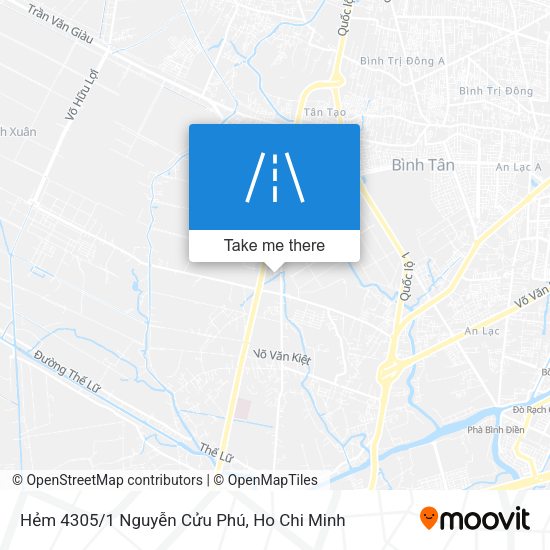 Hẻm 4305/1 Nguyễn Cửu Phú map