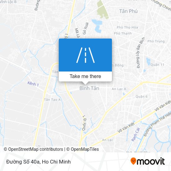 Đường Số 40a map