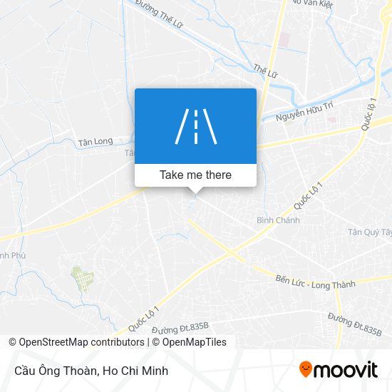 Cầu Ông Thoàn map