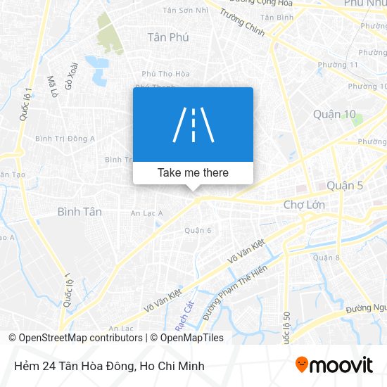 Hẻm 24 Tân Hòa Đông map