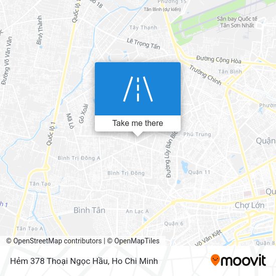 Hẻm 378 Thoại Ngọc Hầu map
