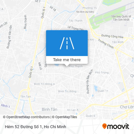 Hẻm 52 Đường Số 1 map