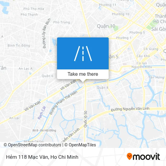 Hẻm 118 Mạc Vân map