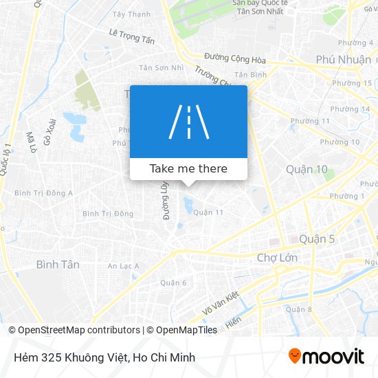 Hẻm 325 Khuông Việt map