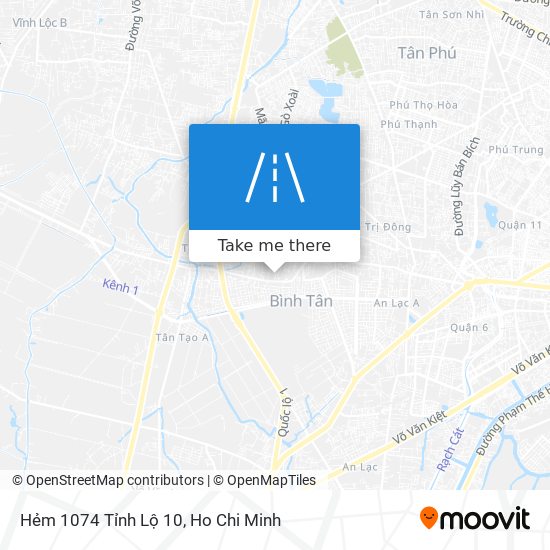 Hẻm 1074 Tỉnh Lộ 10 map