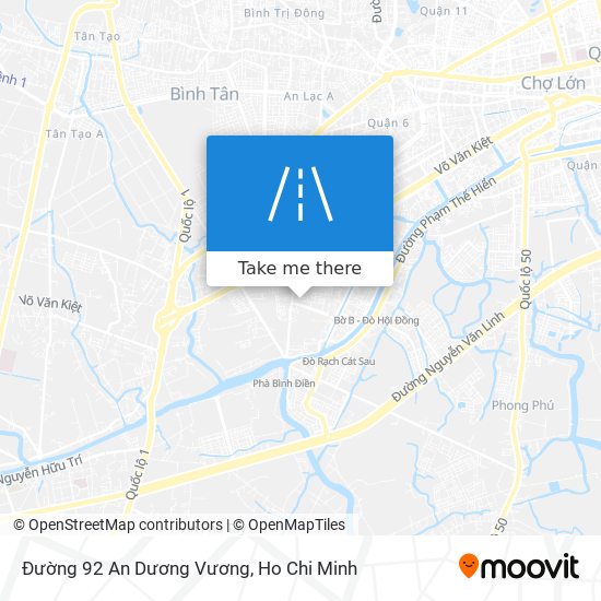 Đường 92 An Dương Vương map