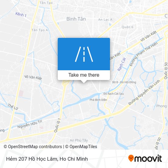 Hẻm 207 Hồ Học Lãm map