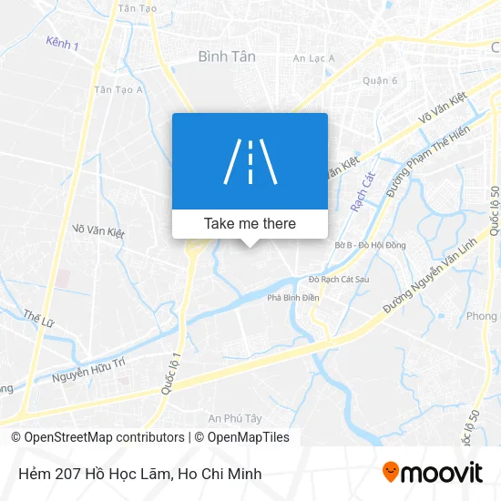 Hẻm 207 Hồ Học Lãm map