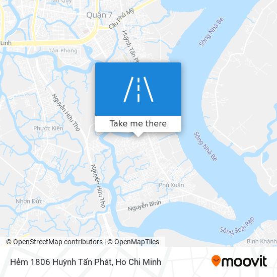 Hẻm 1806 Huỳnh Tấn Phát map