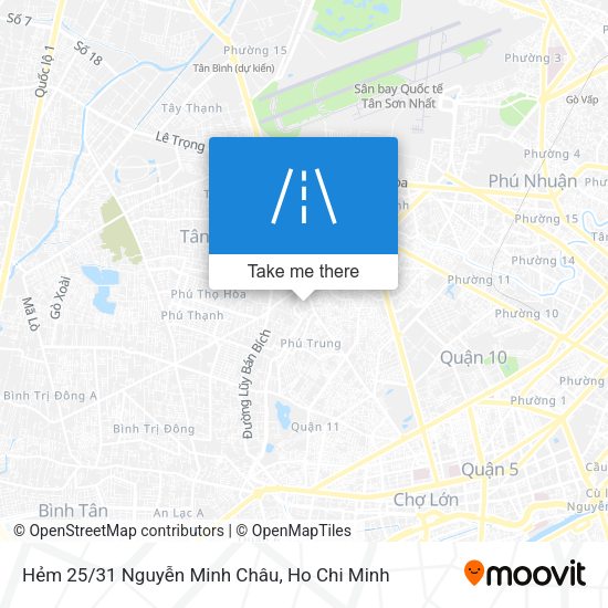 Hẻm 25/31 Nguyễn Minh Châu map