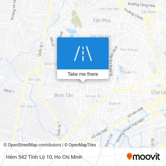 Hẻm 542 Tỉnh Lộ 10 map