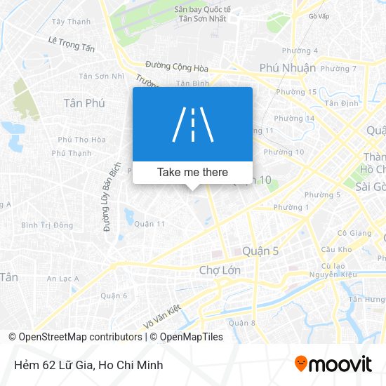 Hẻm 62 Lữ Gia map