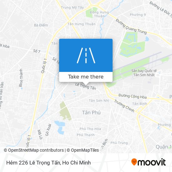 Hẻm 226 Lê Trọng Tấn map