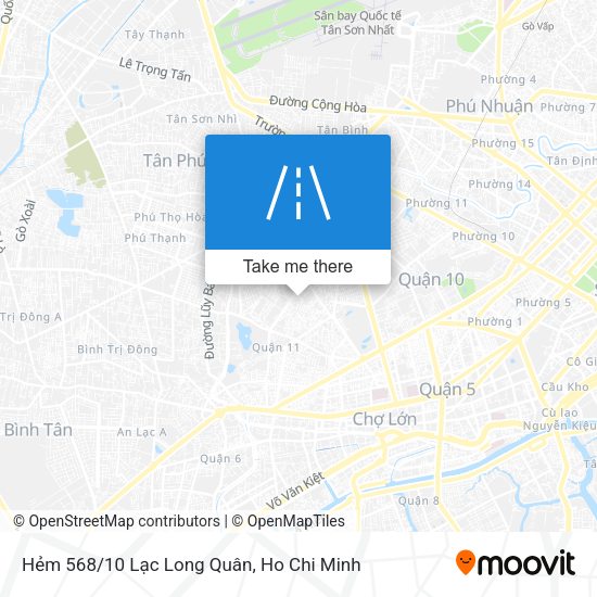 Hẻm 568/10 Lạc Long Quân map