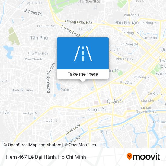 Hẻm 467 Lê Đại Hành map