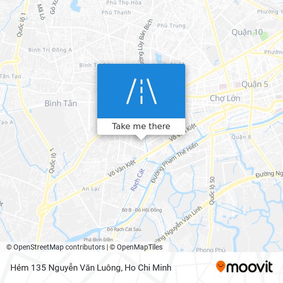 Hẻm 135 Nguyễn Văn Luông map