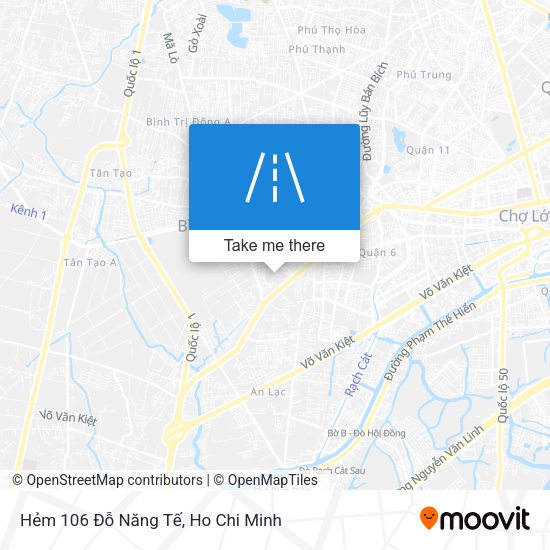 Hẻm 106 Đỗ Năng Tế map