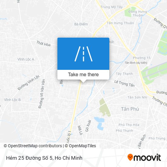 Hẻm 25 Đường Số 5 map