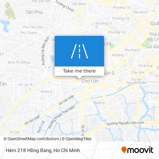 Hẻm 218 Hồng Bàng map