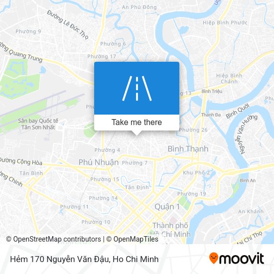 Hẻm 170 Nguyễn Văn Đậu map