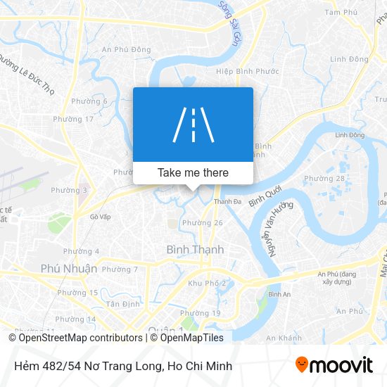 Hẻm 482/54 Nơ Trang Long map