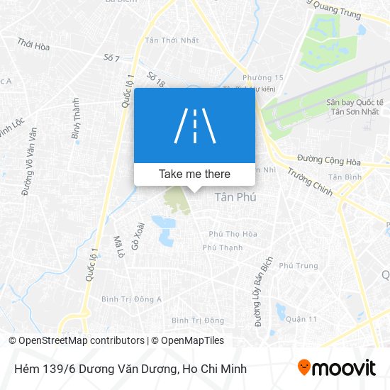 Hẻm 139/6 Dương Văn Dương map