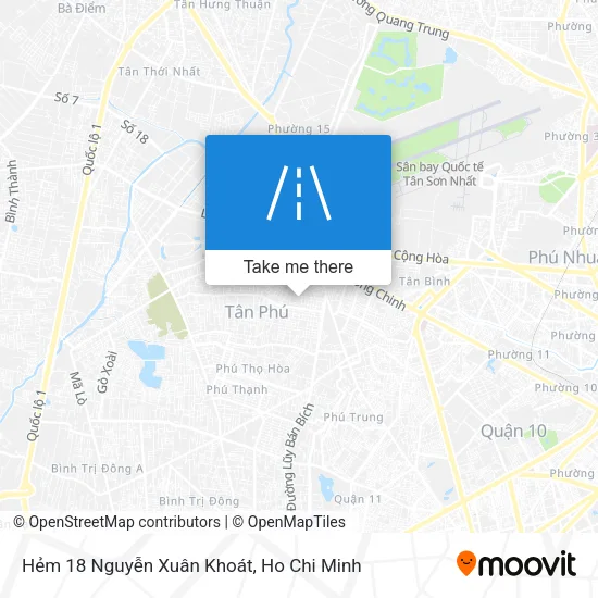 Hẻm 18 Nguyễn Xuân Khoát map