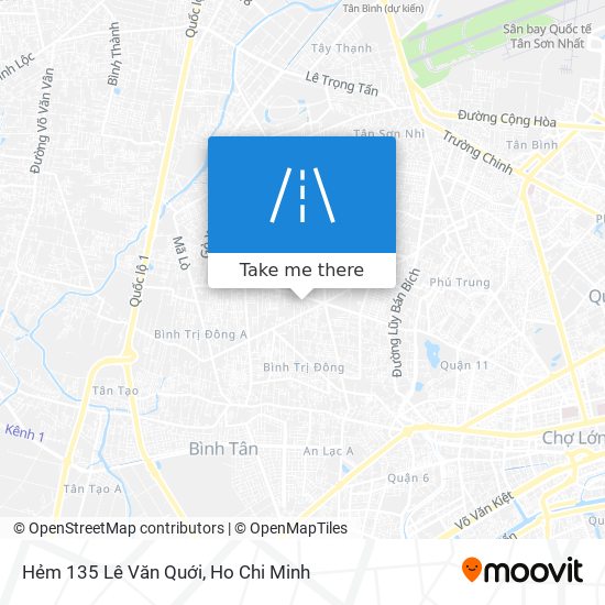 Hẻm 135 Lê Văn Quới map