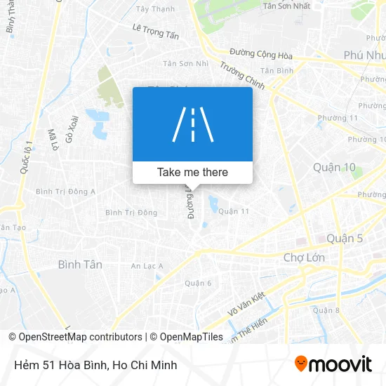 Hẻm 51 Hòa Bình map