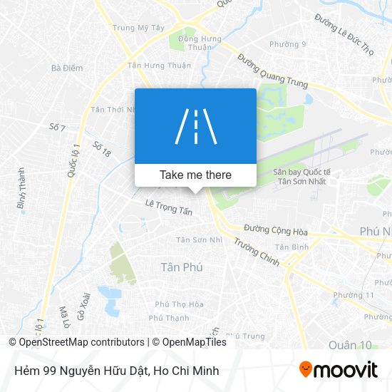 Hẻm 99 Nguyễn Hữu Dật map