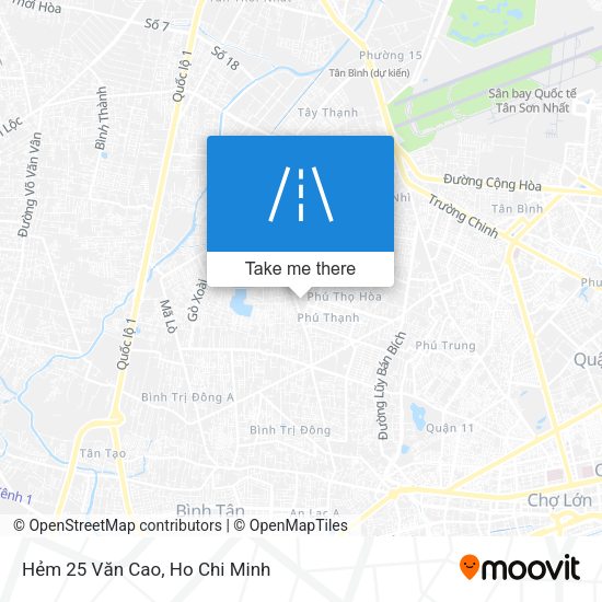Hẻm 25 Văn Cao map