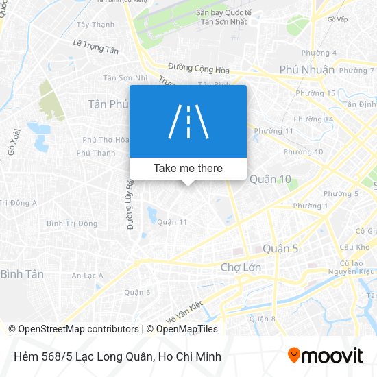 Hẻm 568/5 Lạc Long Quân map
