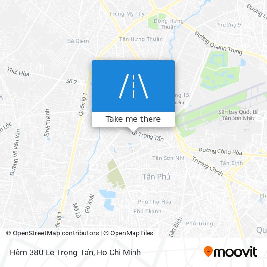 Hẻm 380 Lê Trọng Tấn map