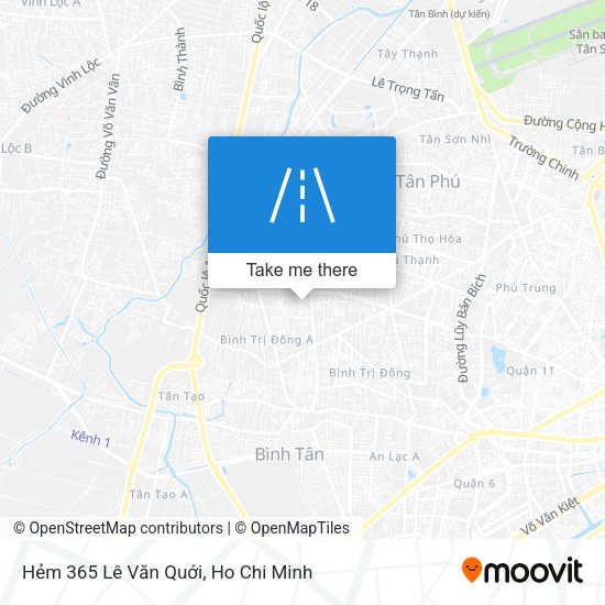Hẻm 365 Lê Văn Quới map
